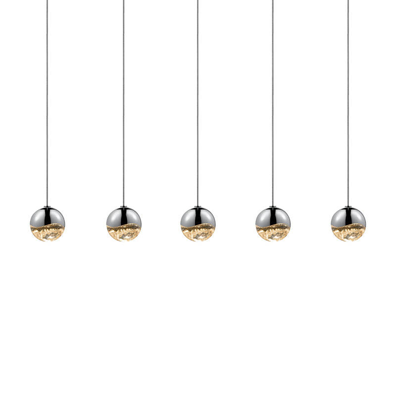 Sonneman 2921.01-SML LED Pendant, Polished Chrome