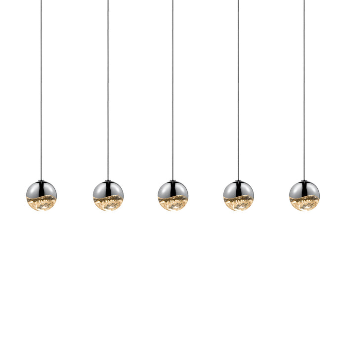Sonneman 2921.01-SML LED Pendant, Polished Chrome