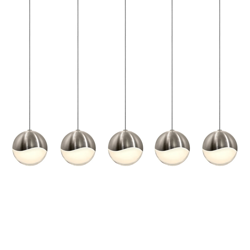 Sonneman 2921.13-LRG LED Pendant, Satin Nickel