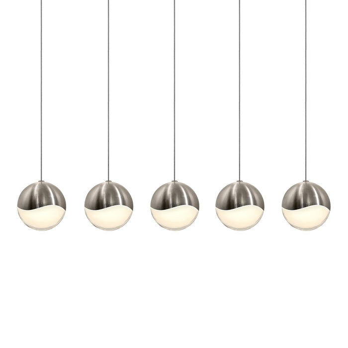 Sonneman 2921.13-LRG LED Pendant, Satin Nickel