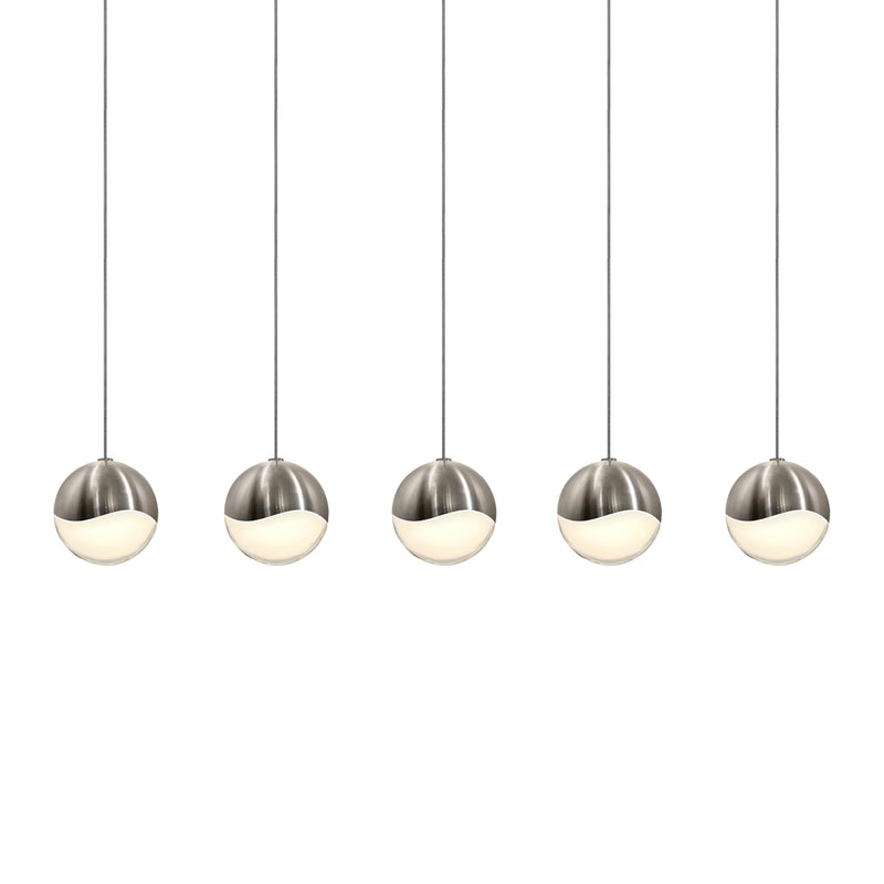 Sonneman 2921.13-MED LED Pendant, Satin Nickel