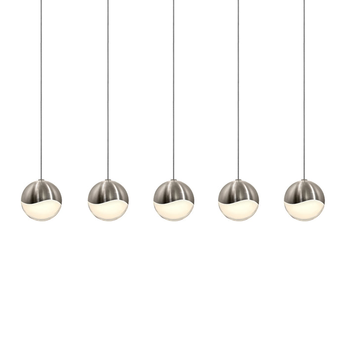 Sonneman 2921.13-MED LED Pendant, Satin Nickel