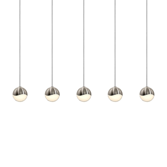 Sonneman 2921.13-SML LED Pendant, Satin Nickel
