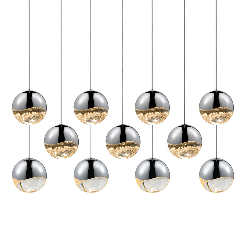 Sonneman 2922.01-LRG LED Pendant, Polished Chrome