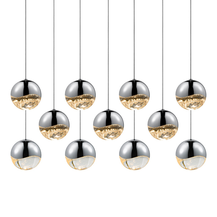 Sonneman 2922.01-LRG LED Pendant, Polished Chrome