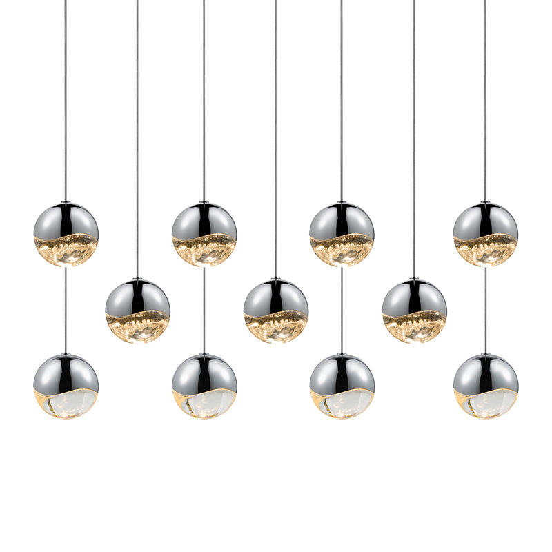 Sonneman 2922.01-MED LED Pendant, Polished Chrome
