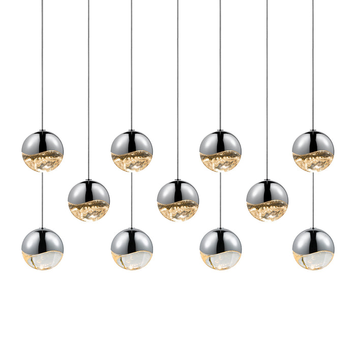 Sonneman 2922.01-MED LED Pendant, Polished Chrome