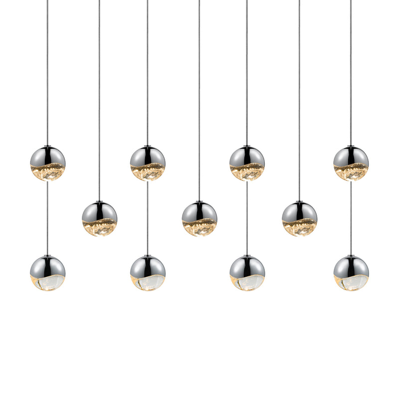 Sonneman 2922.01-SML LED Pendant, Polished Chrome