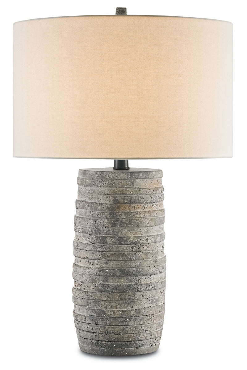 Currey and Company 6782 One Light Table Lamp, Rustic