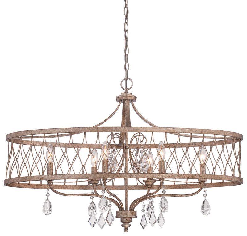 Minka-Lavery 4407-581 Six Light Island Pendant, Olympus Gold