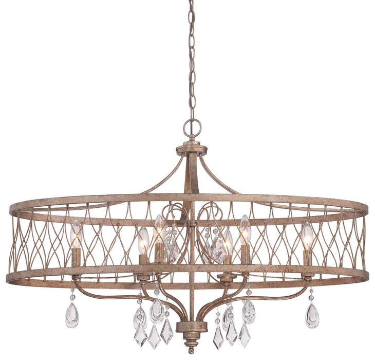 Minka-Lavery 4407-581 Six Light Island Pendant, Olympus Gold