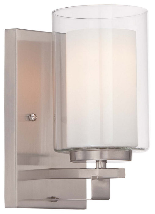 Minka-Lavery 6101-84 One Light Bath Bar, Brushed Nickel