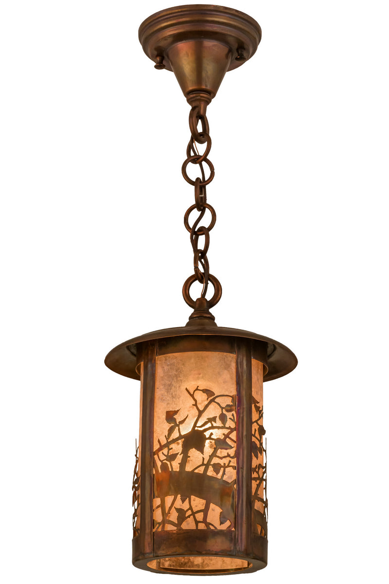 Meyda Tiffany 54034 One Light Pendant, Vintage Copper
