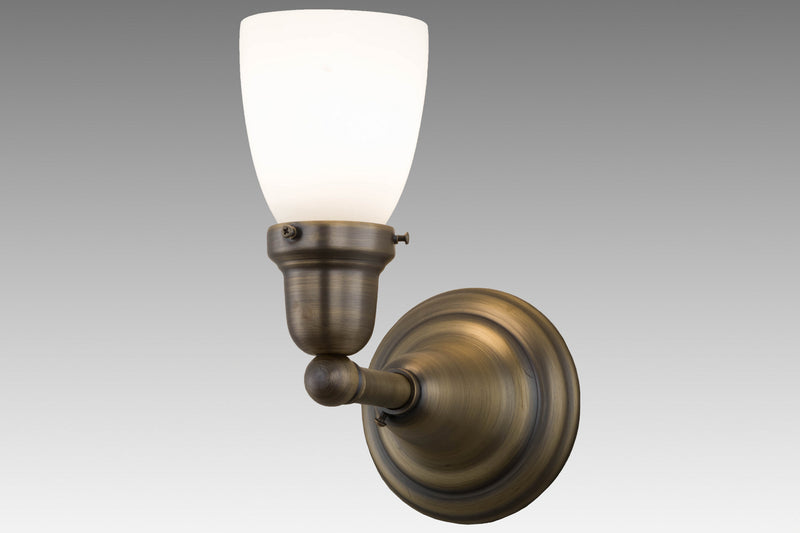 Meyda Tiffany 56449 One Light Wall Sconce, Antique Brass