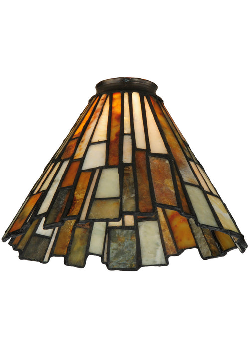 Meyda Tiffany 65632 Shade, Brushed Nickel,Satin Stainless Steel,Chrome,Polished Stainless Steel