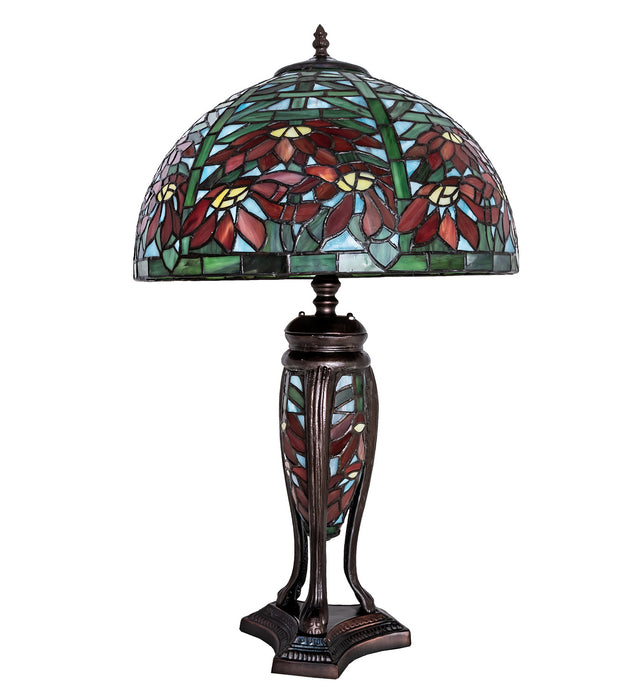 Meyda Tiffany 65896 25"Table Lamp, Mahogany Bronze