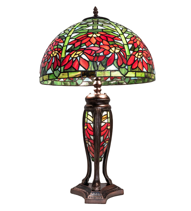 Meyda Tiffany 65896 25"Table Lamp, Mahogany Bronze