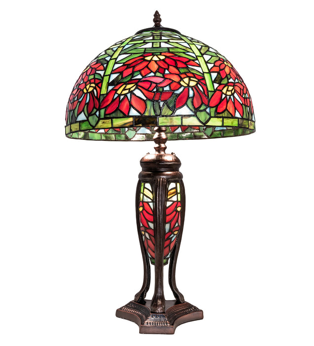 Meyda Tiffany 65896 25"Table Lamp, Mahogany Bronze