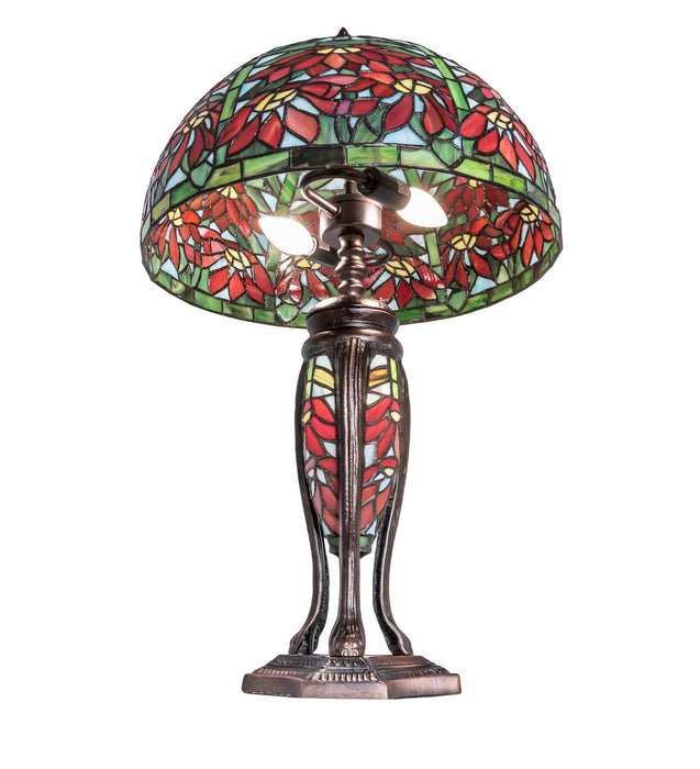 Meyda Tiffany 65896 25"Table Lamp, Mahogany Bronze