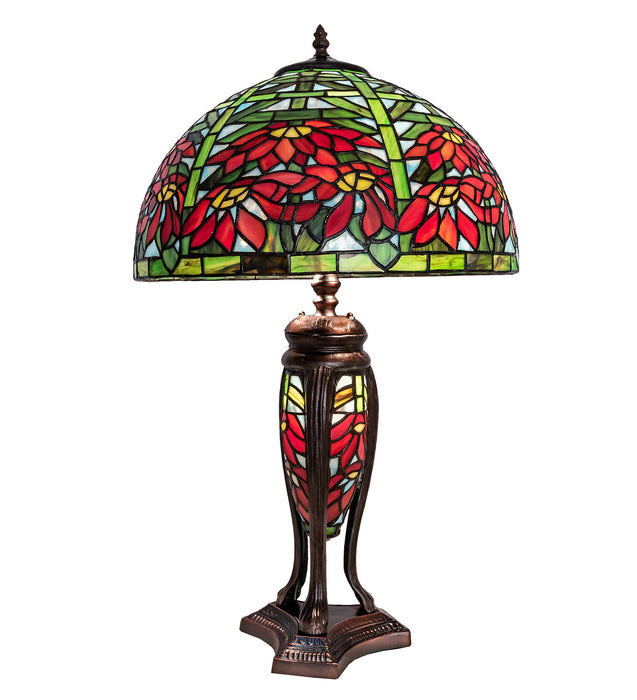 Meyda Tiffany 65896 25"Table Lamp, Mahogany Bronze