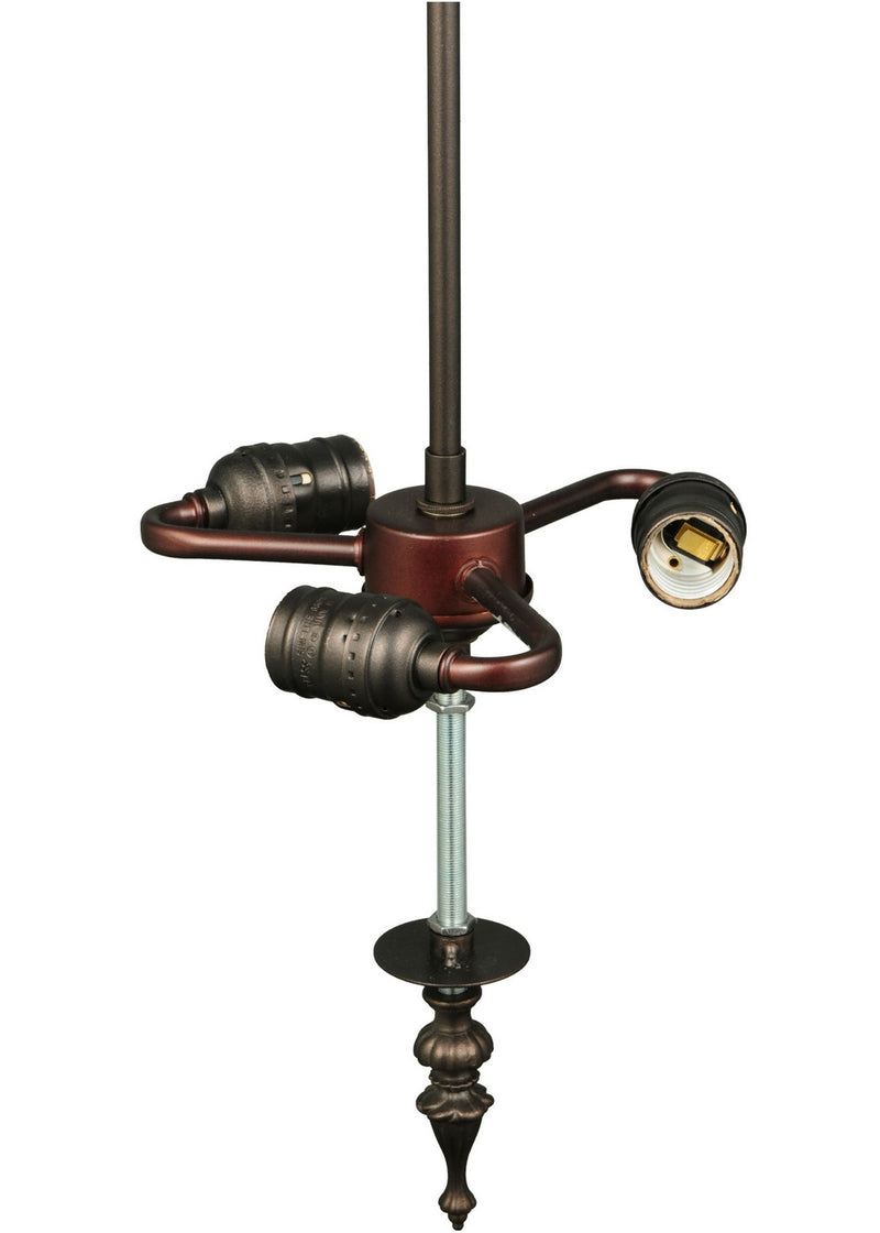 Meyda Tiffany 65963 Three Light Hardware, Mahogany Bronze