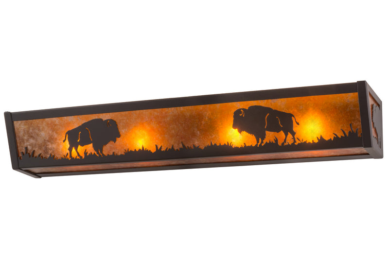 Meyda Tiffany 67746 Four Light Wall Sconce, Timeless Bronze
