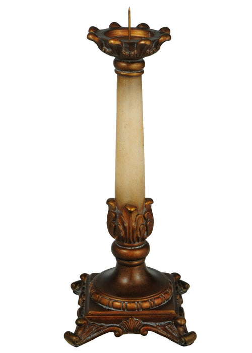 Meyda Tiffany 73142 Candle Sticks, Arcadia Bronze / Ivory