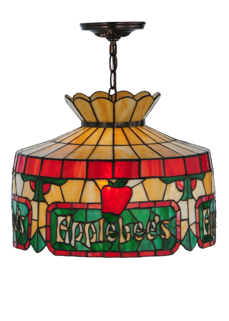 Meyda Tiffany 79763 One Light Pendant, Mahogany Bronze