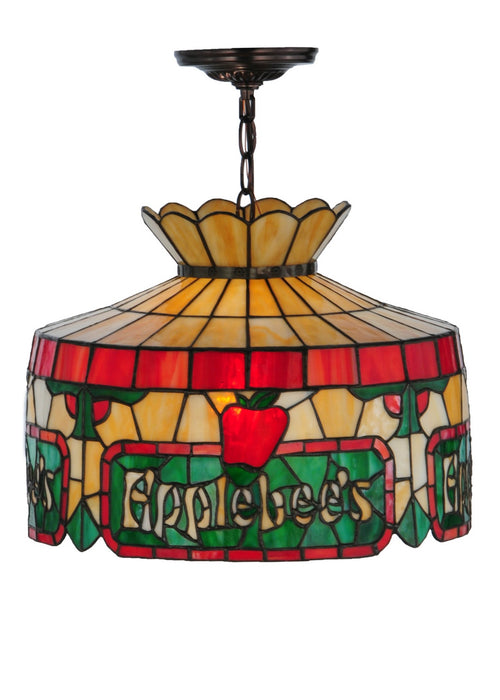 Meyda Tiffany 79763 One Light Pendant, Mahogany Bronze