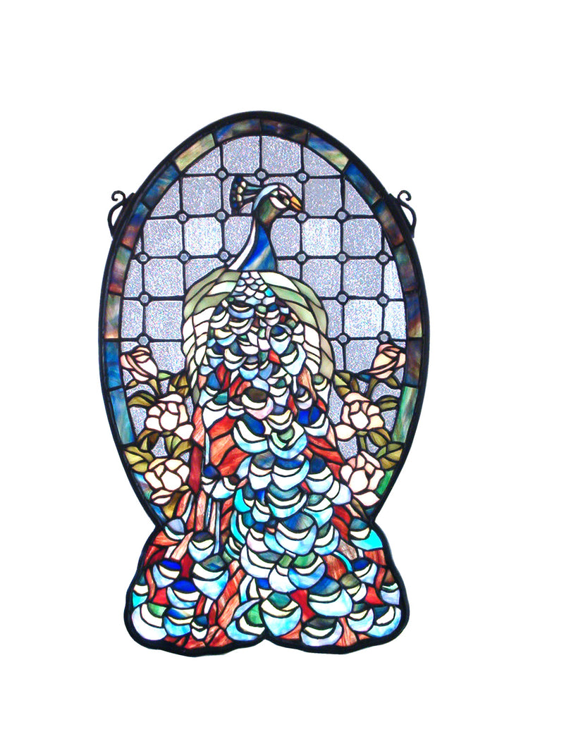 Meyda Tiffany 79806 Window, Zasdy Purple/Blue Burgundy