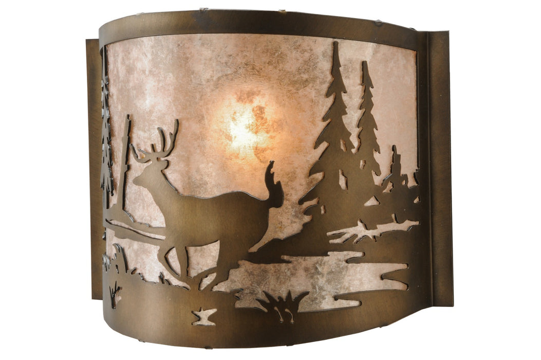 Meyda Tiffany 79898 One Light Wall Sconce, Antique Copper