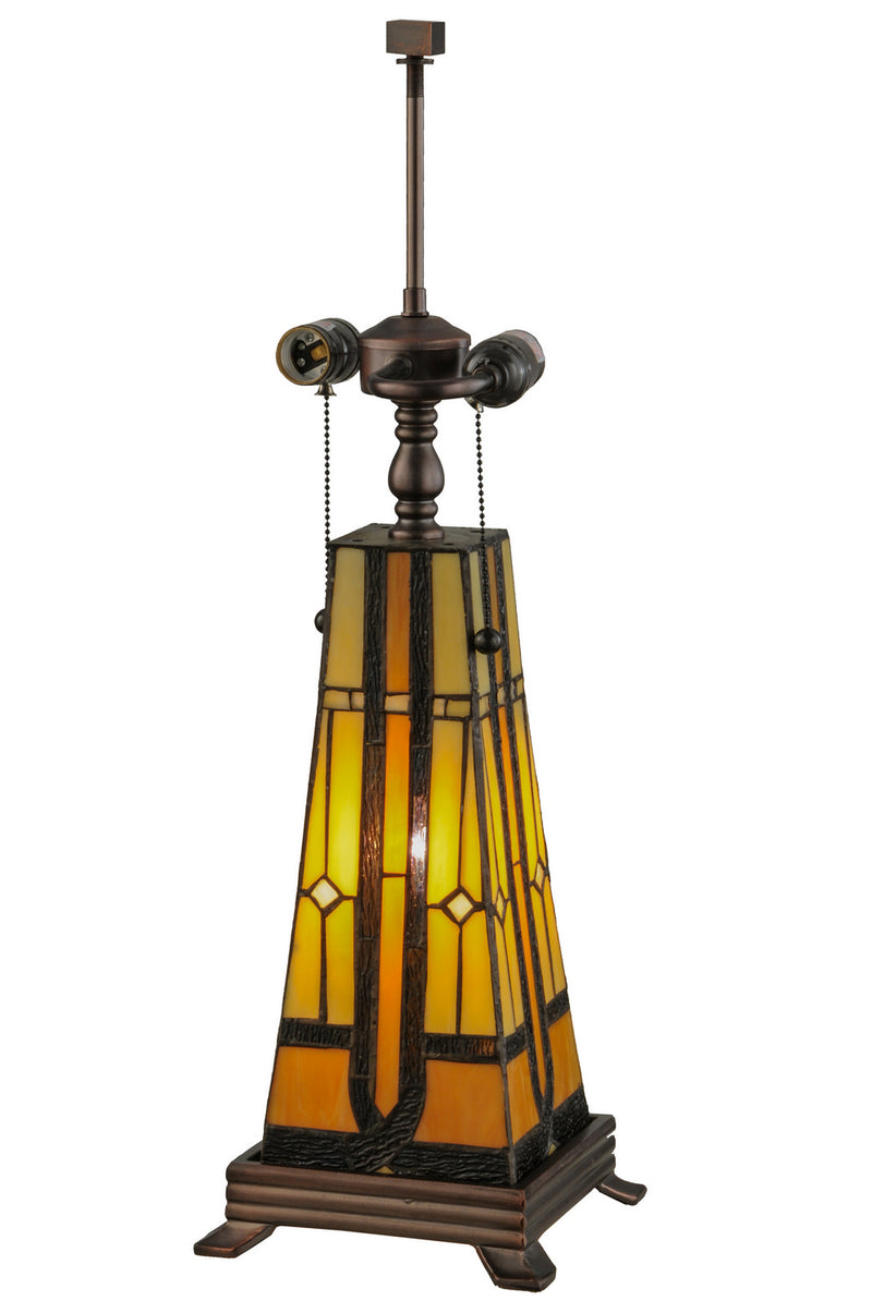 Meyda Tiffany 81092 Two Light Table Base Hardware, Custom