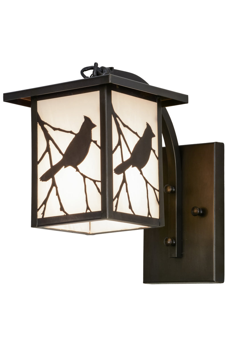 Meyda Tiffany 87906 One Light Wall Sconce, Craftsman Brown