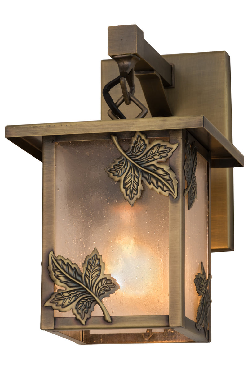 Meyda Tiffany 88377 One Light Wall Sconce, Antique Brass