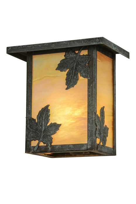 Meyda Tiffany 89640 One Light Wall Sconce, Craftsnam Verdigris