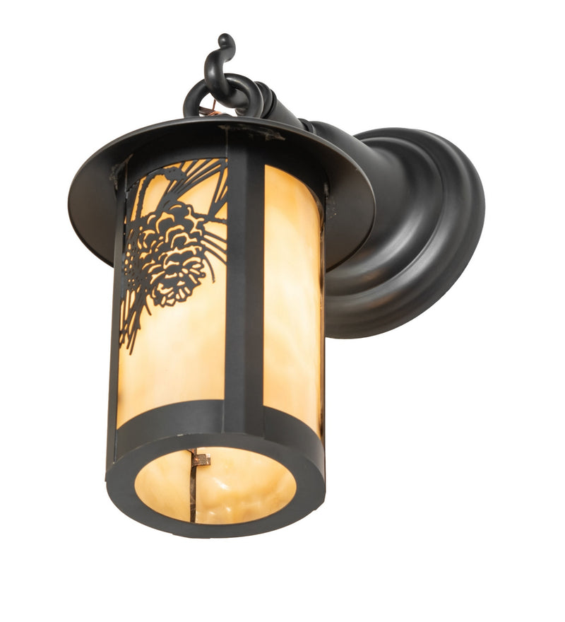 Meyda Tiffany 90846 One Light Wall Sconce, Craftsman Brown