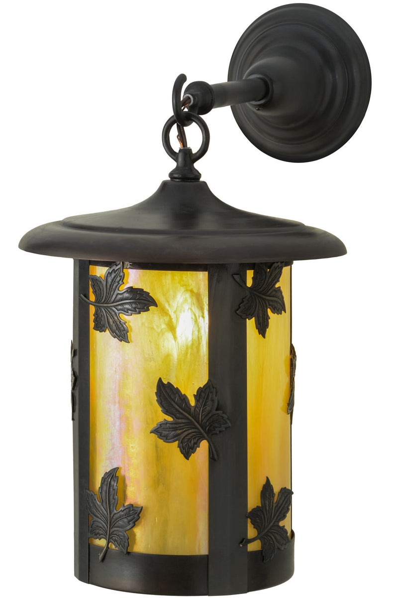 Meyda Tiffany 90965 Wall Sconce, Craftsman Brown