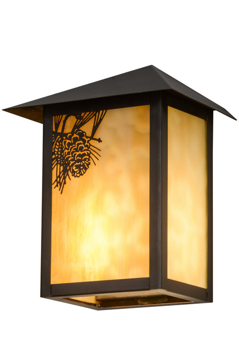 Meyda Tiffany 95450 One Light Wall Sconce, Craftsman Brown