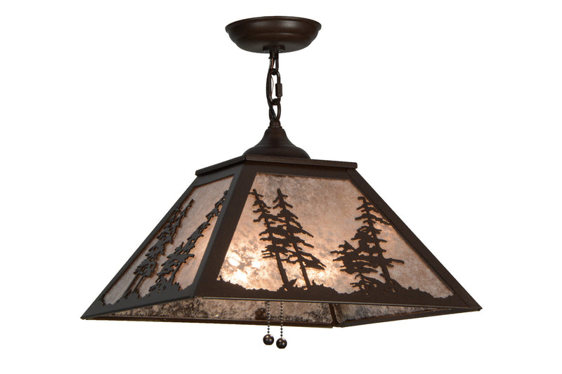 Meyda Tiffany 109955 Two Light Pendant, Cafe Noir