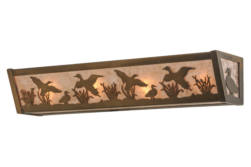 Meyda Tiffany 113060 Four Light Vanity, Antique Copper