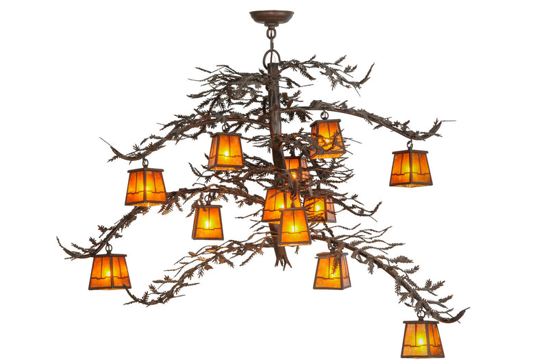 Meyda Tiffany 113655 12 Light Chandelier, Cafe Noir