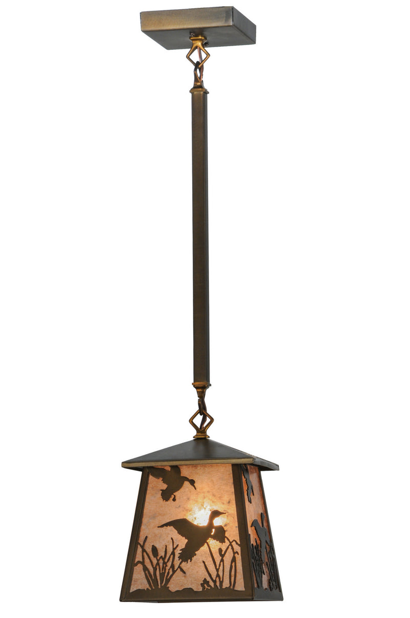 Meyda Tiffany 115324 One Light Pendant, Antique Copper