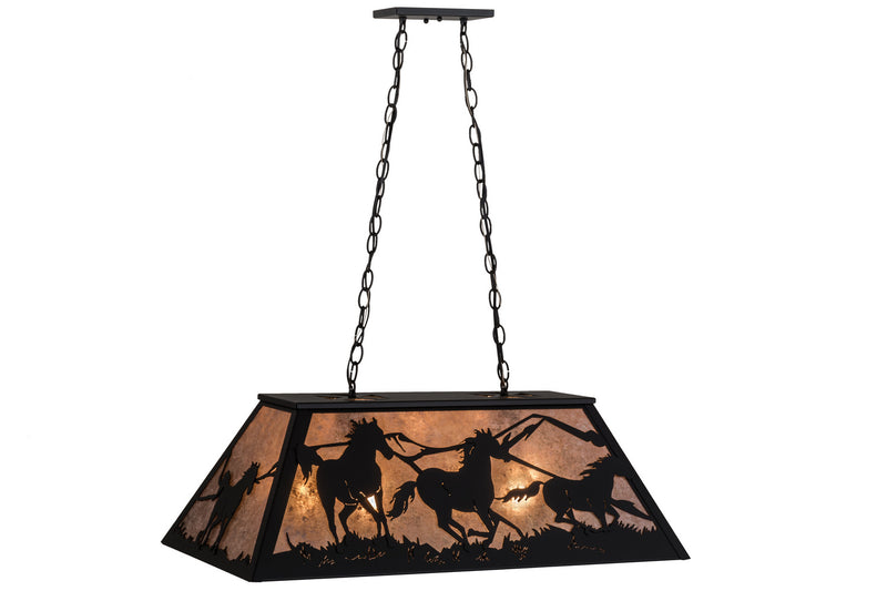 Meyda Tiffany 115349 Six Light Pendant, Textured Black