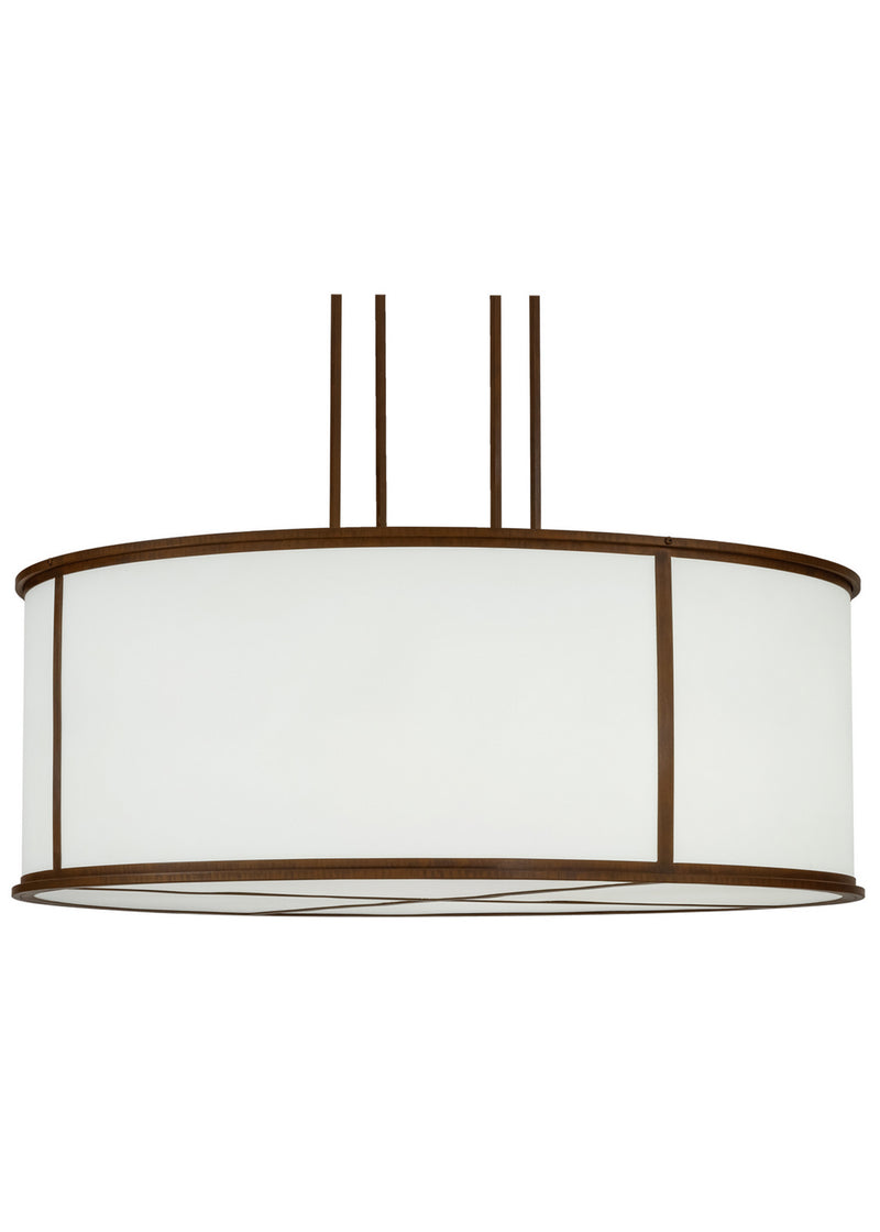 Meyda Tiffany 116809 Ten Light Pendant, Rustic Iron