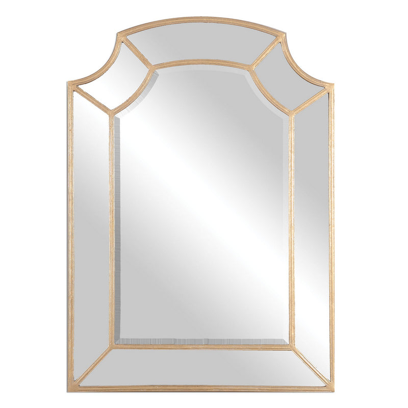 Uttermost 12929 Mirror, Antiqued Gold Leaf