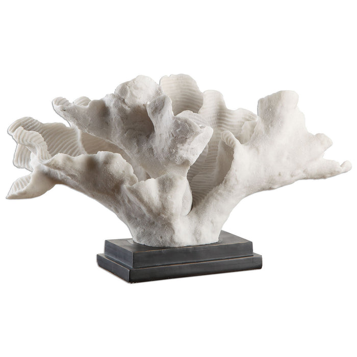 Uttermost 19976 Statue, Textured White w/Matte Black