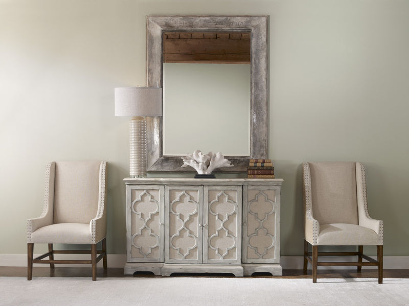 Uttermost 24520 Cabinet, Grey w/Ivory