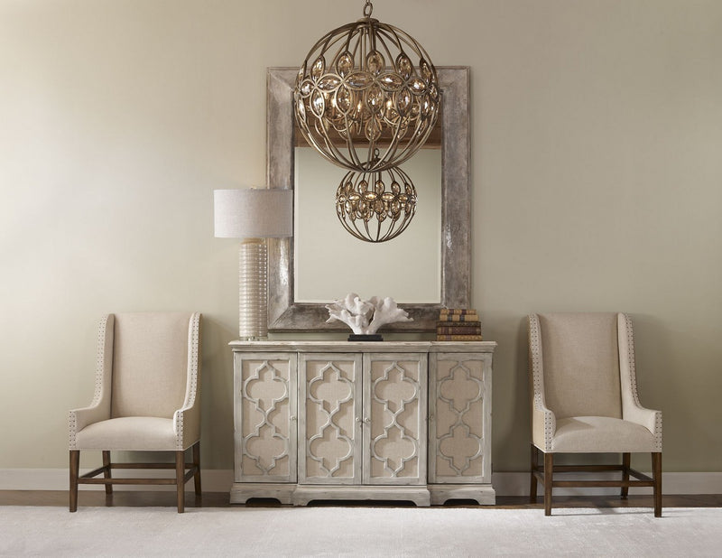 Uttermost 24520 Cabinet, Grey w/Ivory