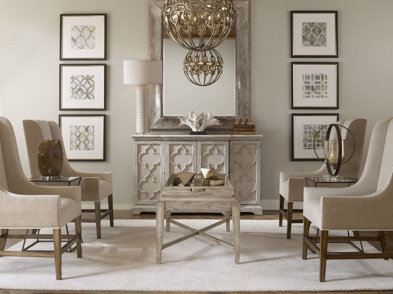 Uttermost 24520 Cabinet, Grey w/Ivory