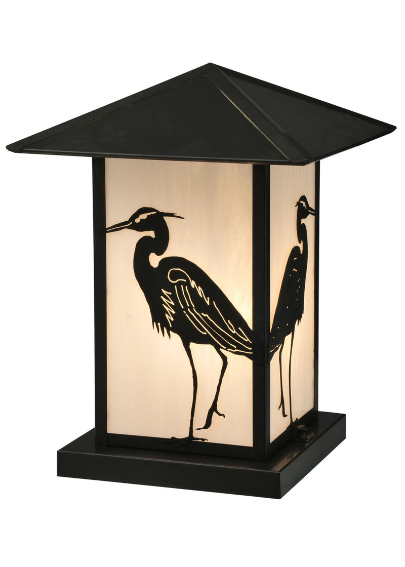 Meyda Tiffany 118723 One Light Pier Mount, Craftsman Brown